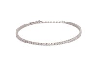 Bracciale Dilvdò TENNIS in Argento Zircone BRTCBB2